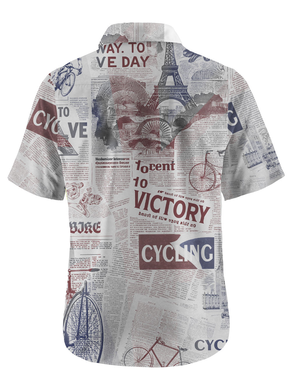 Orionride Ride To Victory Zipper Pockets Ultra Lightweight Short Sleeves Gravel Shirt