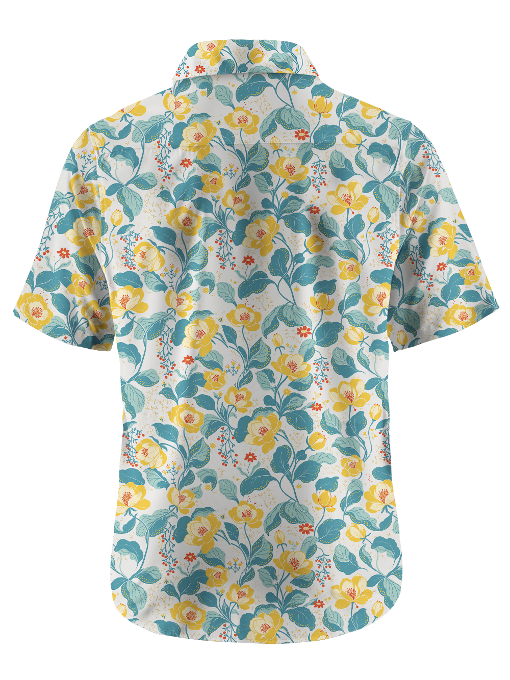 Orionride Cherokee Rose Zipper Pockets Ultra Lightweight Short Sleeves Gravel Shirt