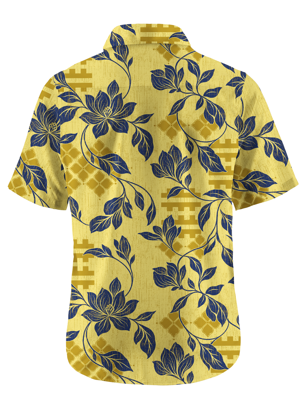 Orionride Retro Aloha Zipper Pockets Ultra Lightweight Short Sleeves Gravel Shirt