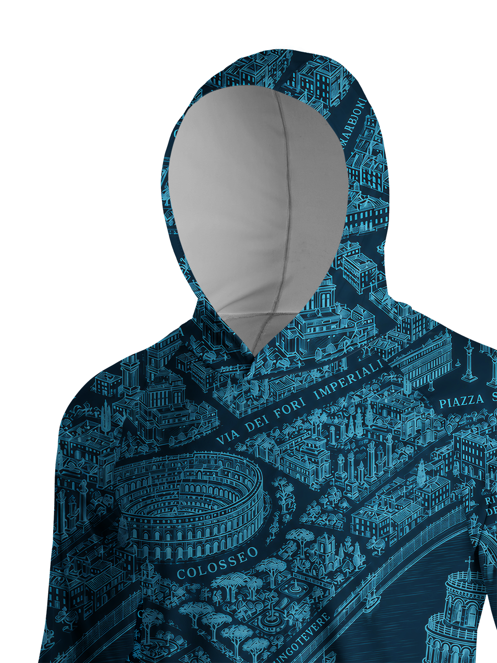 Orionride Grand Tour Long Sleeve Cycling Hoodie Shirt