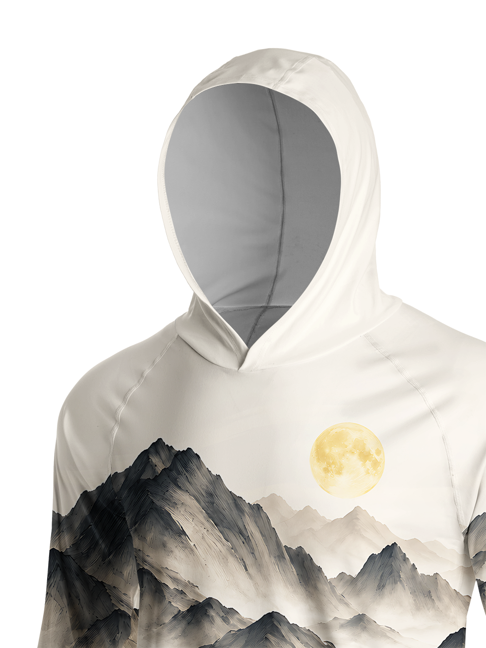 Orionride Solar Ascent  Long Sleeve Cycling Hoodie Shirt