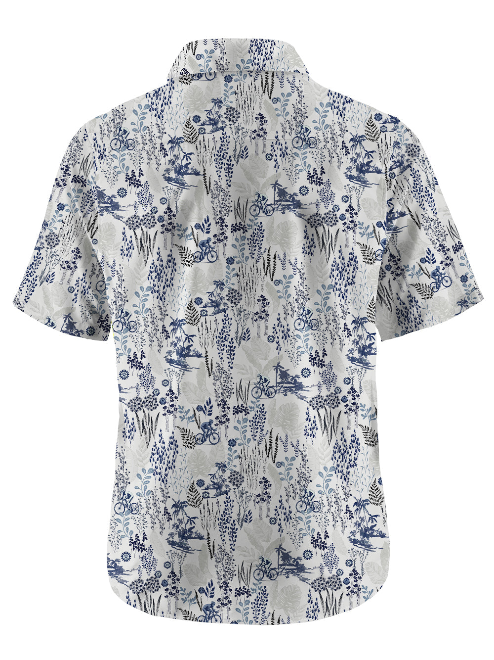 Orionride Dense Forest Zipper Pockets Ultra Lightweight Short Sleeves Gravel Shirt