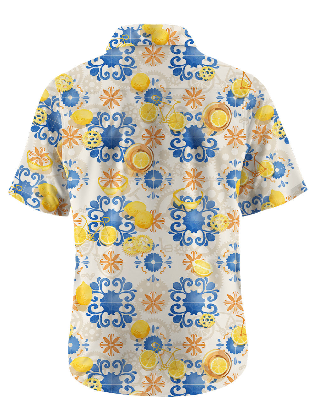 Orionride Lemon World Ultra Lightweight Short Sleeves Hawaiian shirt