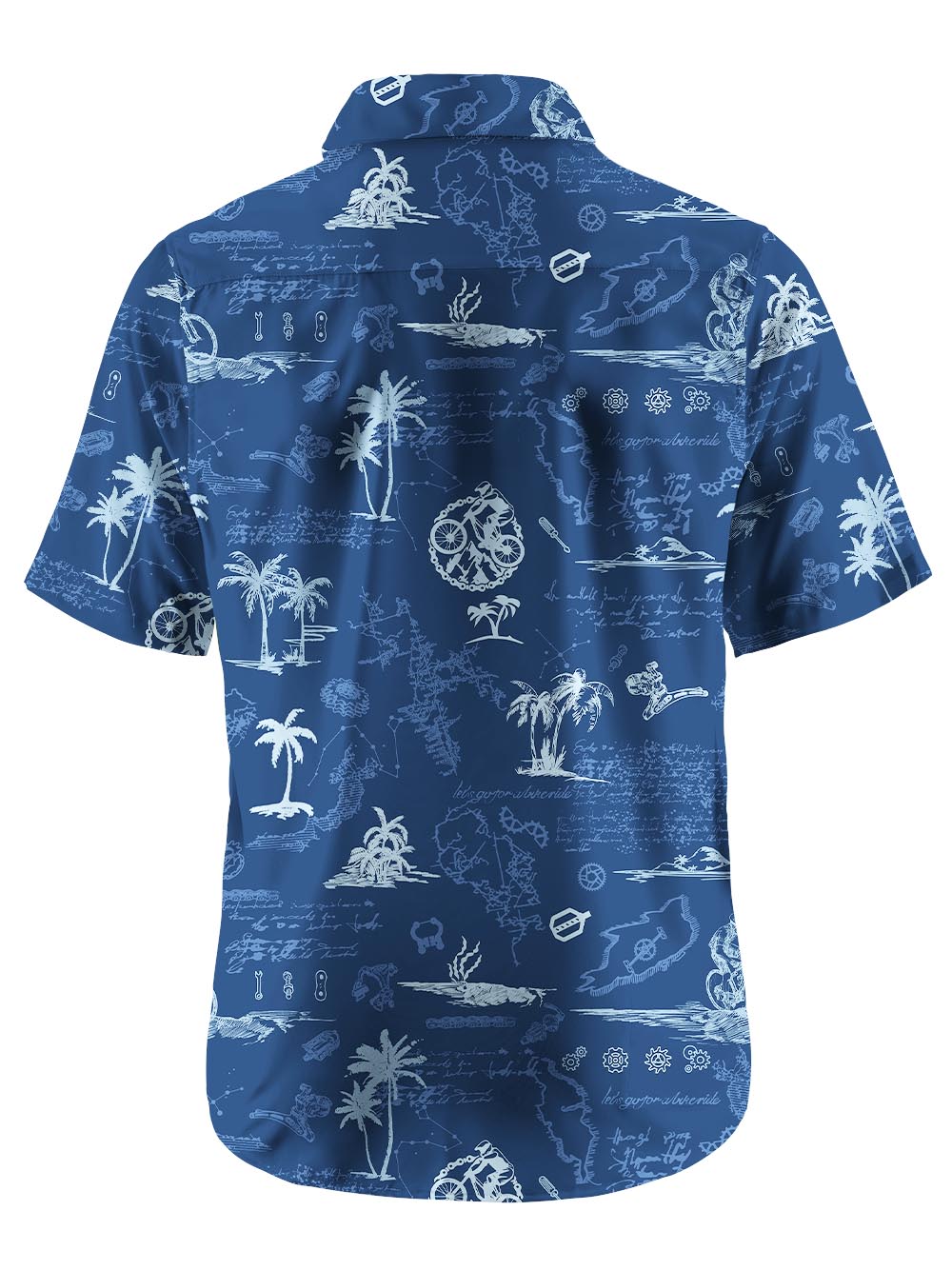 Orionride Island Relaxation Zipper Pockets Ultra Lightweight Short Sleeves Gravel Shirt