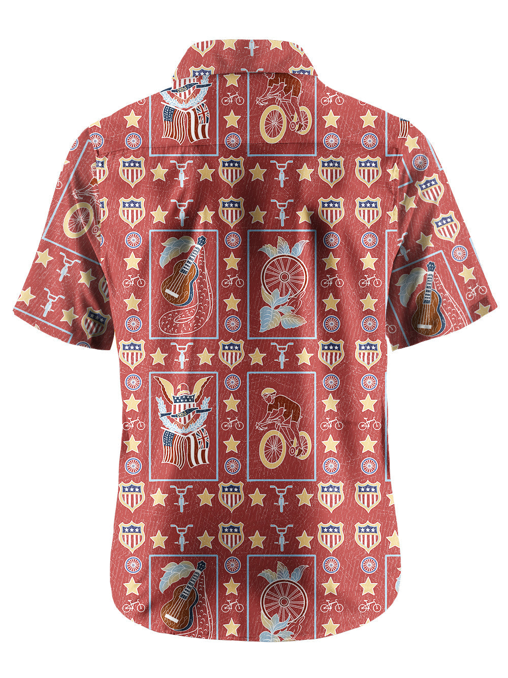 Orionride Short Sleeves Spirit of Freedom Ultra Lightweight Hawaiian shirt