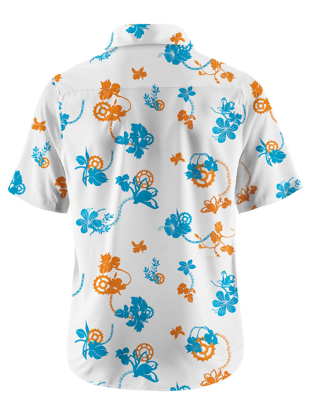 Orionride Gear Flower Zipper Pockets Ultra Lightweight Short Sleeves Gravel Shirt