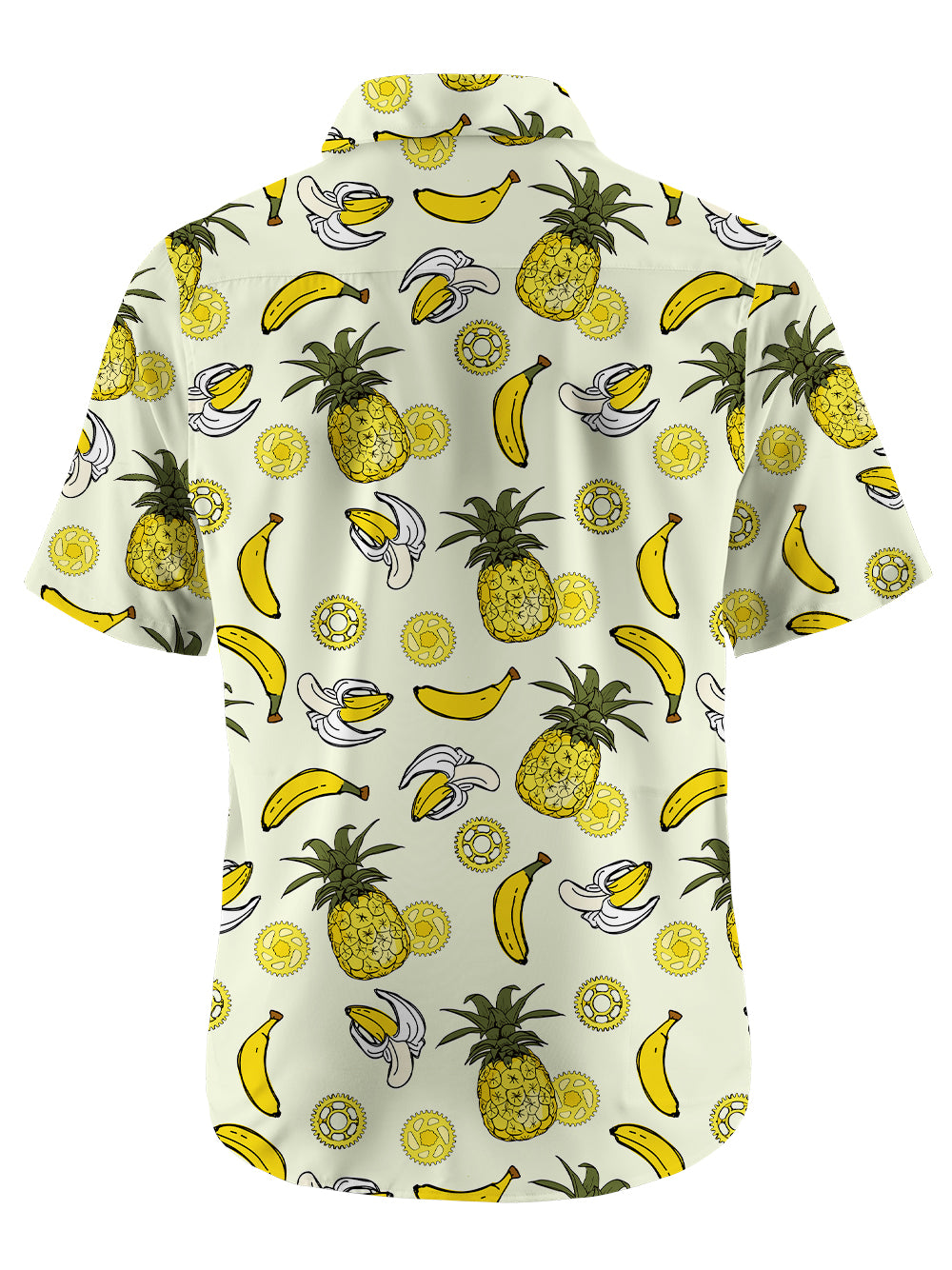 Orionride Pineapple Gear Zipper Pockets Ultra Lightweight Short Sleeves Gravel Shirt