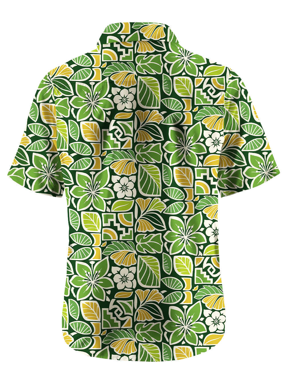 Orionride Tropical Mosai Zipper Pockets Ultra Lightweight Short Sleeves Gravel Shirt