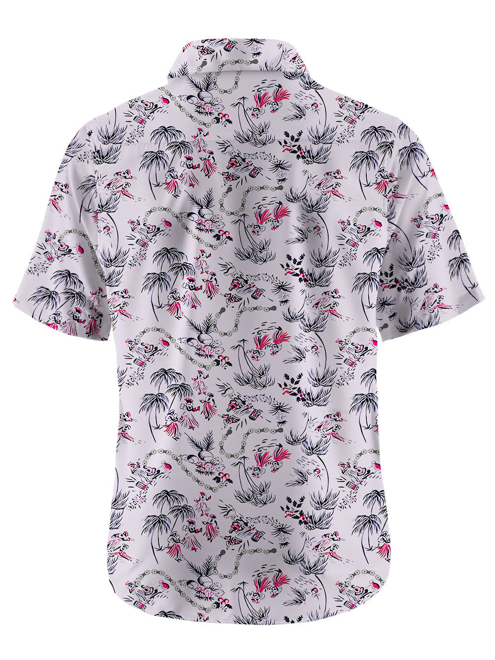 Orionride Chain And Flowers Ultra Lightweight Short Sleeves Hawaiian shirt
