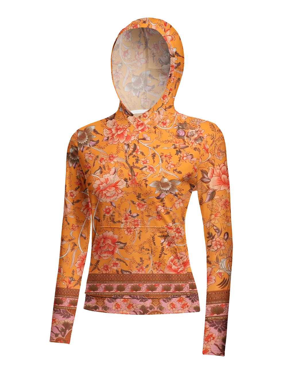 Orionride Overflowing With Enthusiasm Women's Long Sleeve Cycling Hoodie Shirt