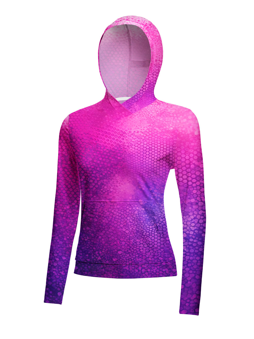 Orionride Neon Lights Women's Long Sleeve Cycling Hoodie Shirt