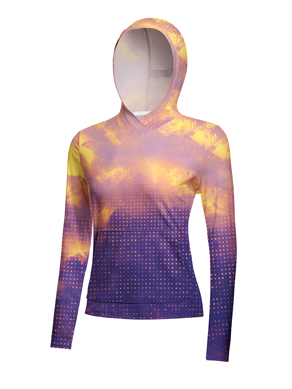 Orionride Starry Sky Dot Women's Long Sleeve Cycling Hoodie Shirt
