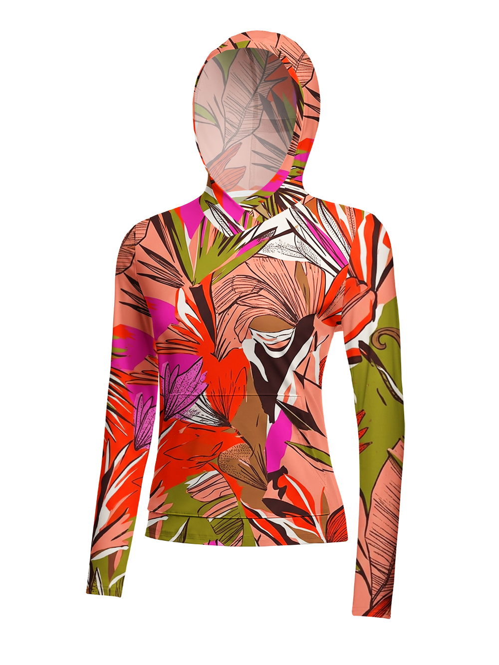 Orionride As Passionate As Fire Women's Long Sleeve Cycling Hoodie Shirt