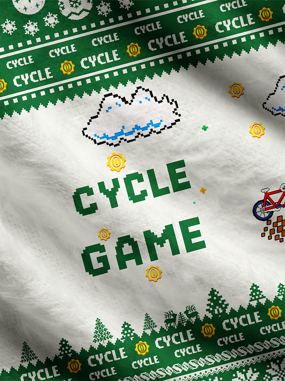 Orionride Cycle Game Men's Cardigan Knit Sweaters