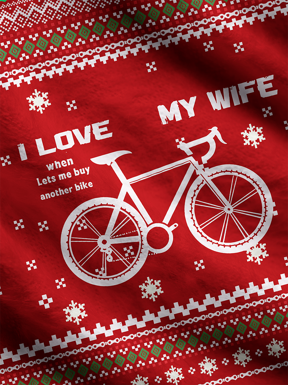Orionride I Love My Wife Men's Cardigan Knit Sweaters