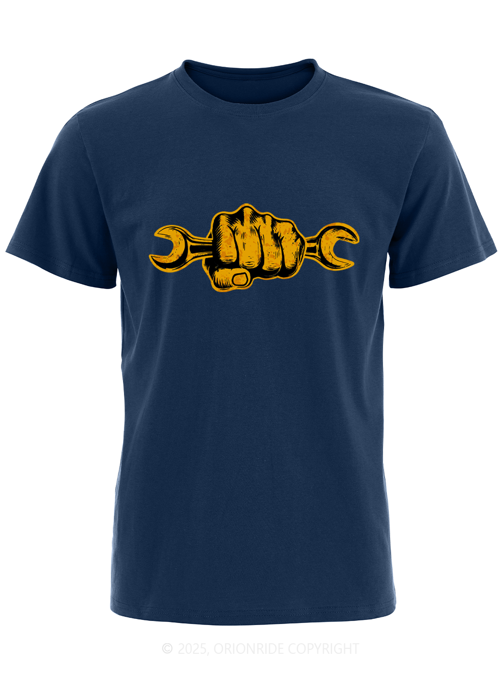 Orionride Holding The Wrench Short Sleeves Bike T-Shirt