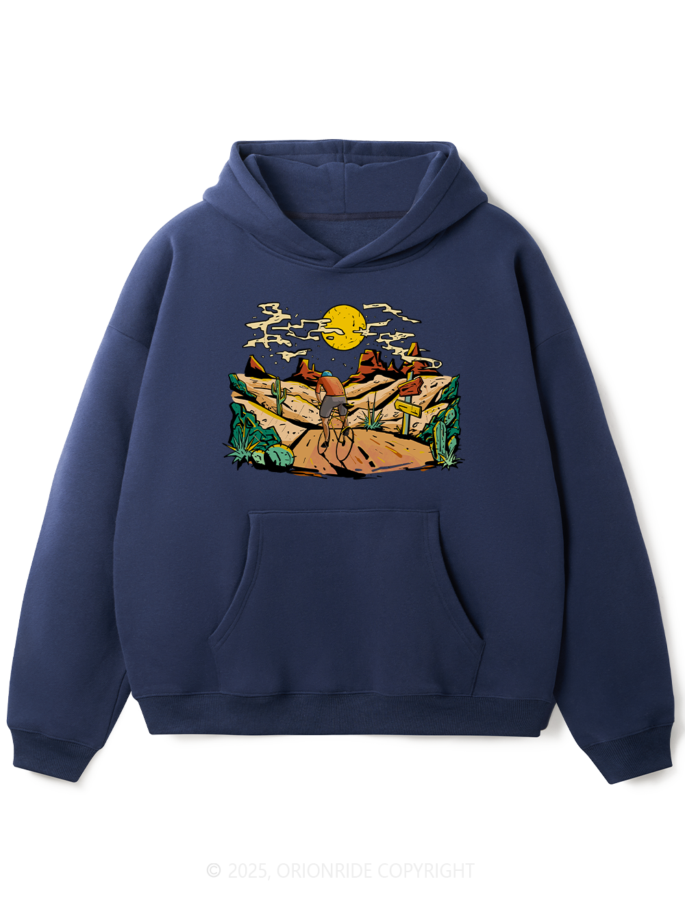 Orionride Sunset Desert Ride Fleece Hoodie