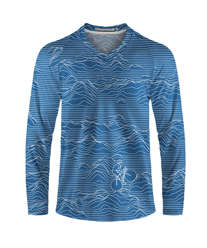 Orionride Cycling Travels Long Sleeve Downhill Jersey
