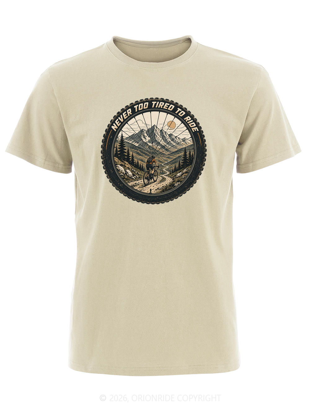 Orionride Wheel View Trail Short Sleeves Bike T-Shirt