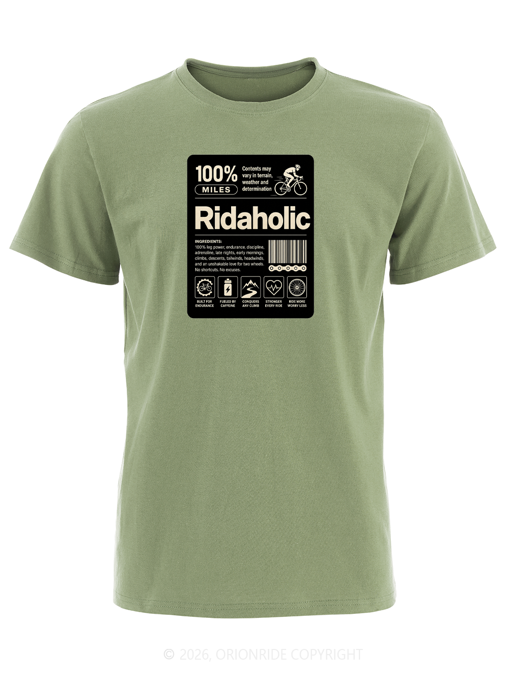 Orionride Bike Label Short Sleeves Bike T-Shirt