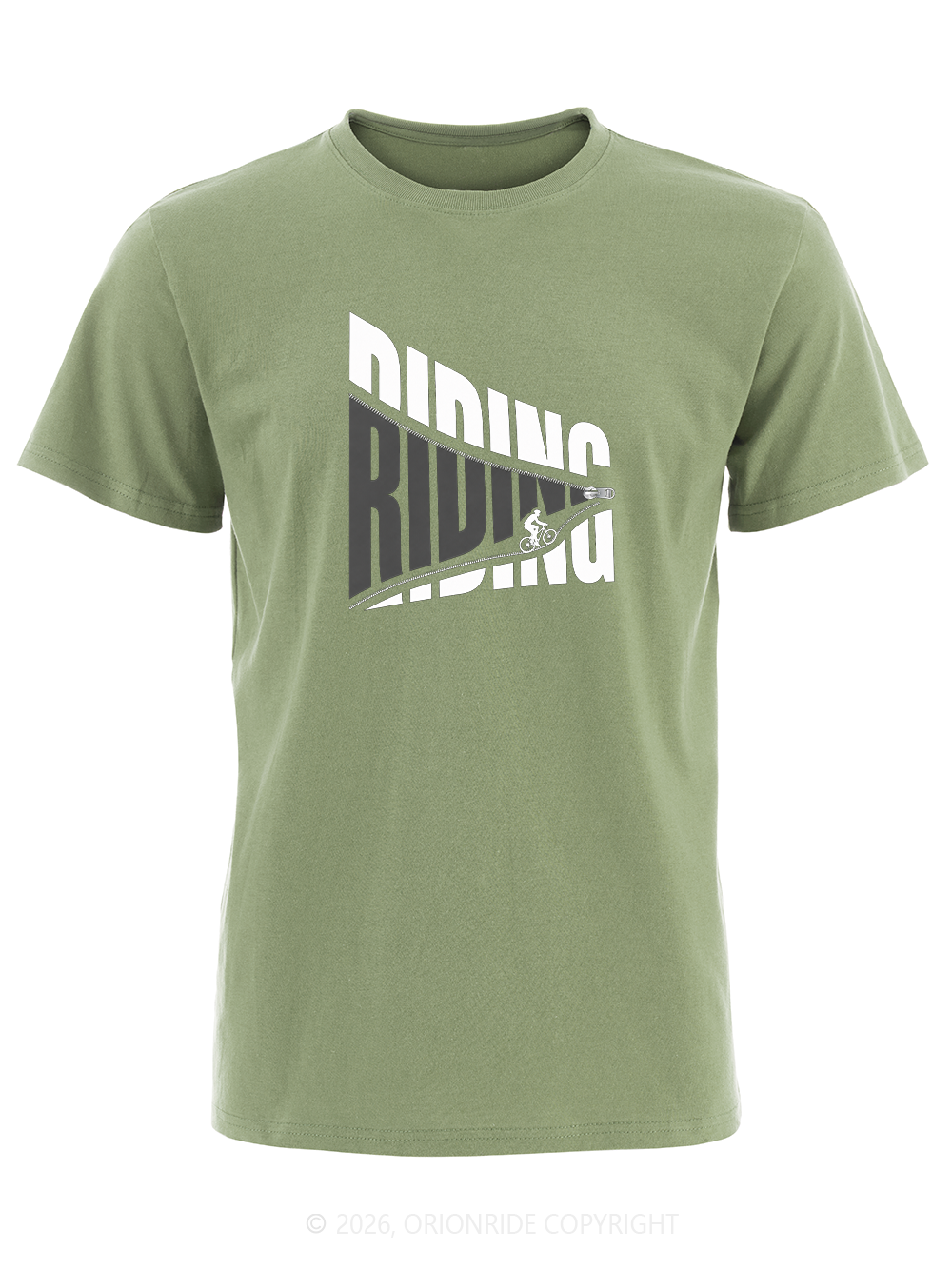 Orionride The World Inside The Zipper Short Sleeves Bike T-Shirt