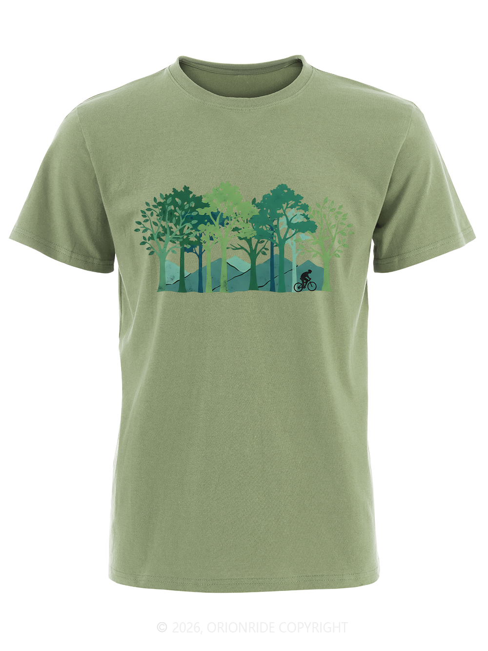 Orionride Galloping Through The Forest Short Sleeves Bike T-Shirt