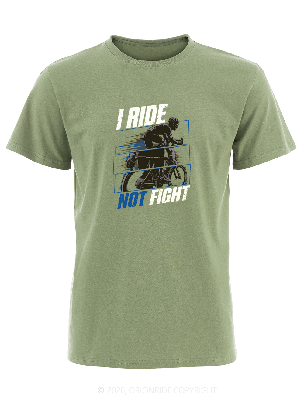 Orionride I Ride Not Fight Short Sleeves Bike T-Shirt