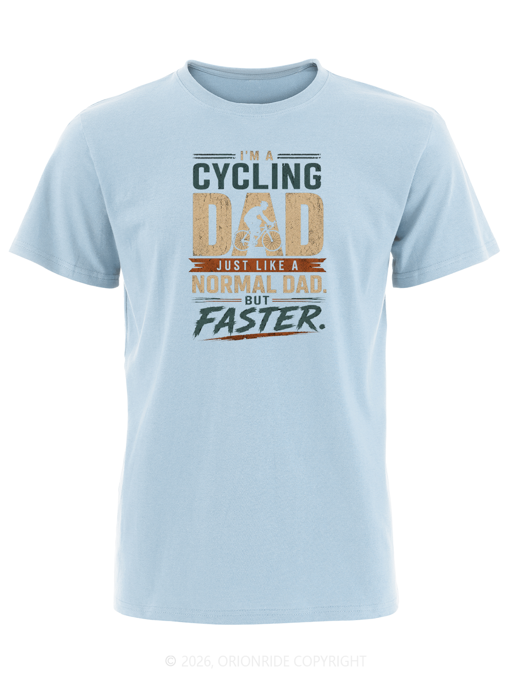 Orionride Cycling Dad Short Sleeves Bike T-Shirt