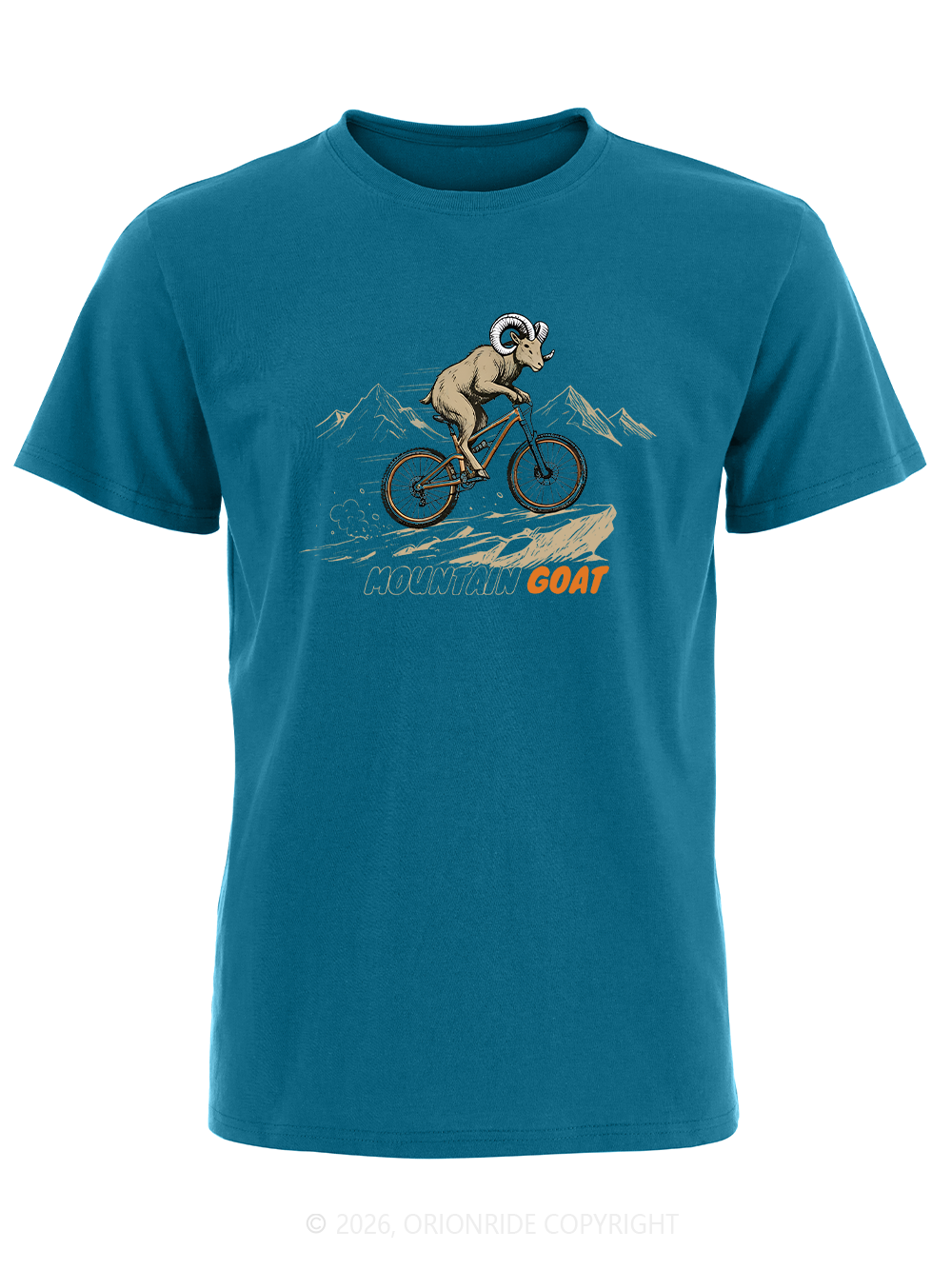 Orionride Mountain Goat Short Sleeves Bike T-Shirt