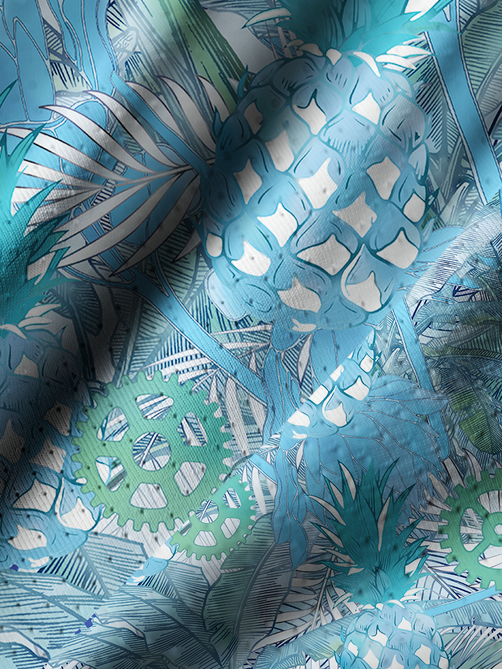 Orionride Tropical Pineapple Women's Breathable Short Sleeve T-shirt