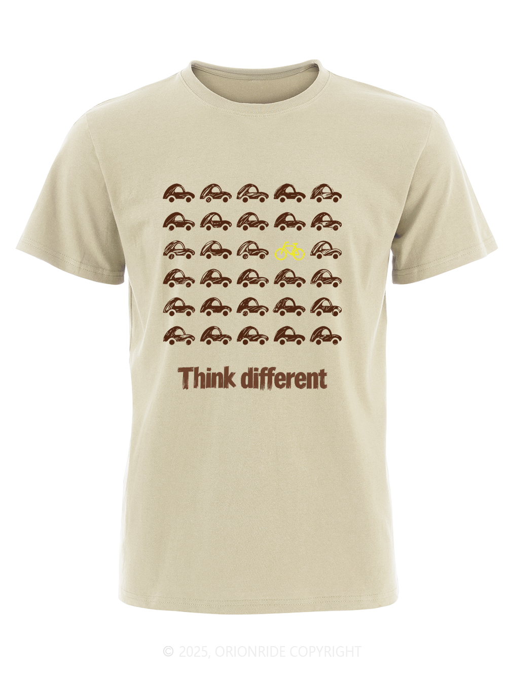 Orionride Think Different Short Sleeves Bike T-Shirt