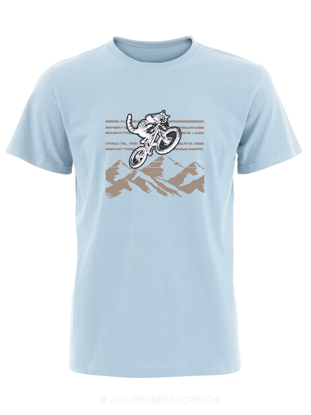 Orionride Mountain Kitten Short Sleeves Bike T-Shirt