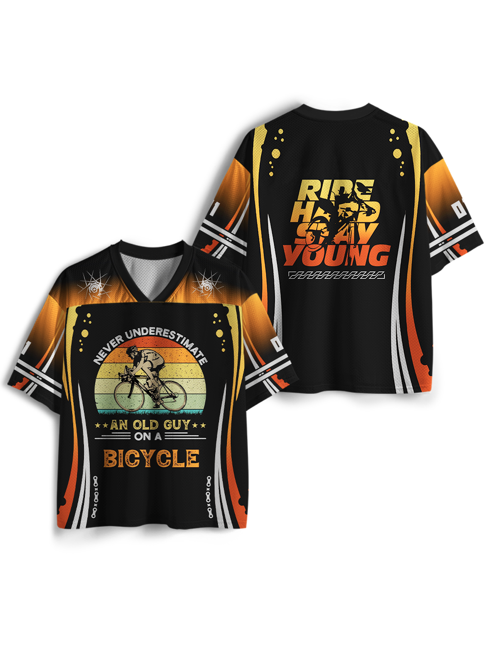 Orionride An Old Guy Mesh Jersey
