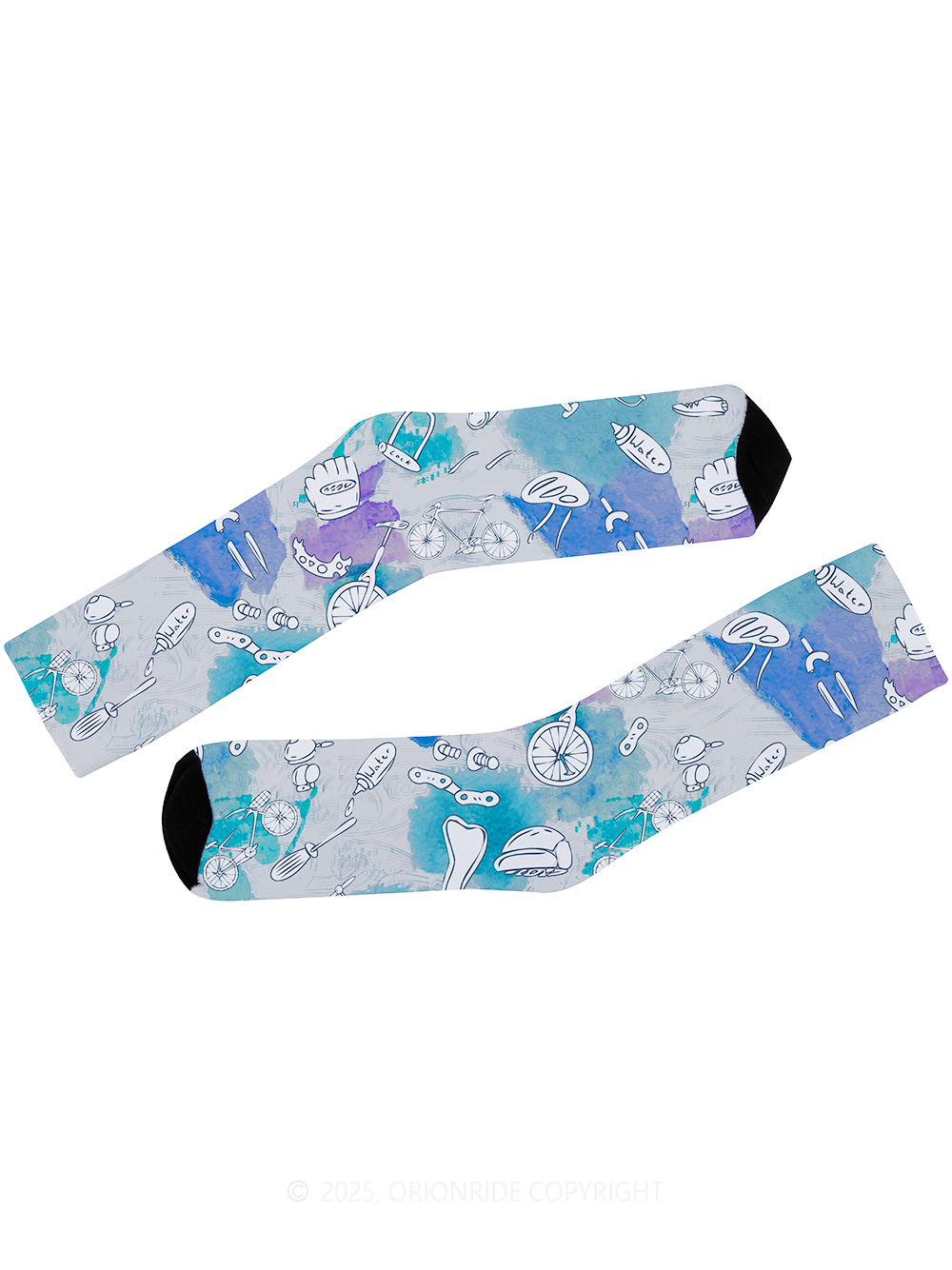 Orionride Ink Parts Cycling Socks