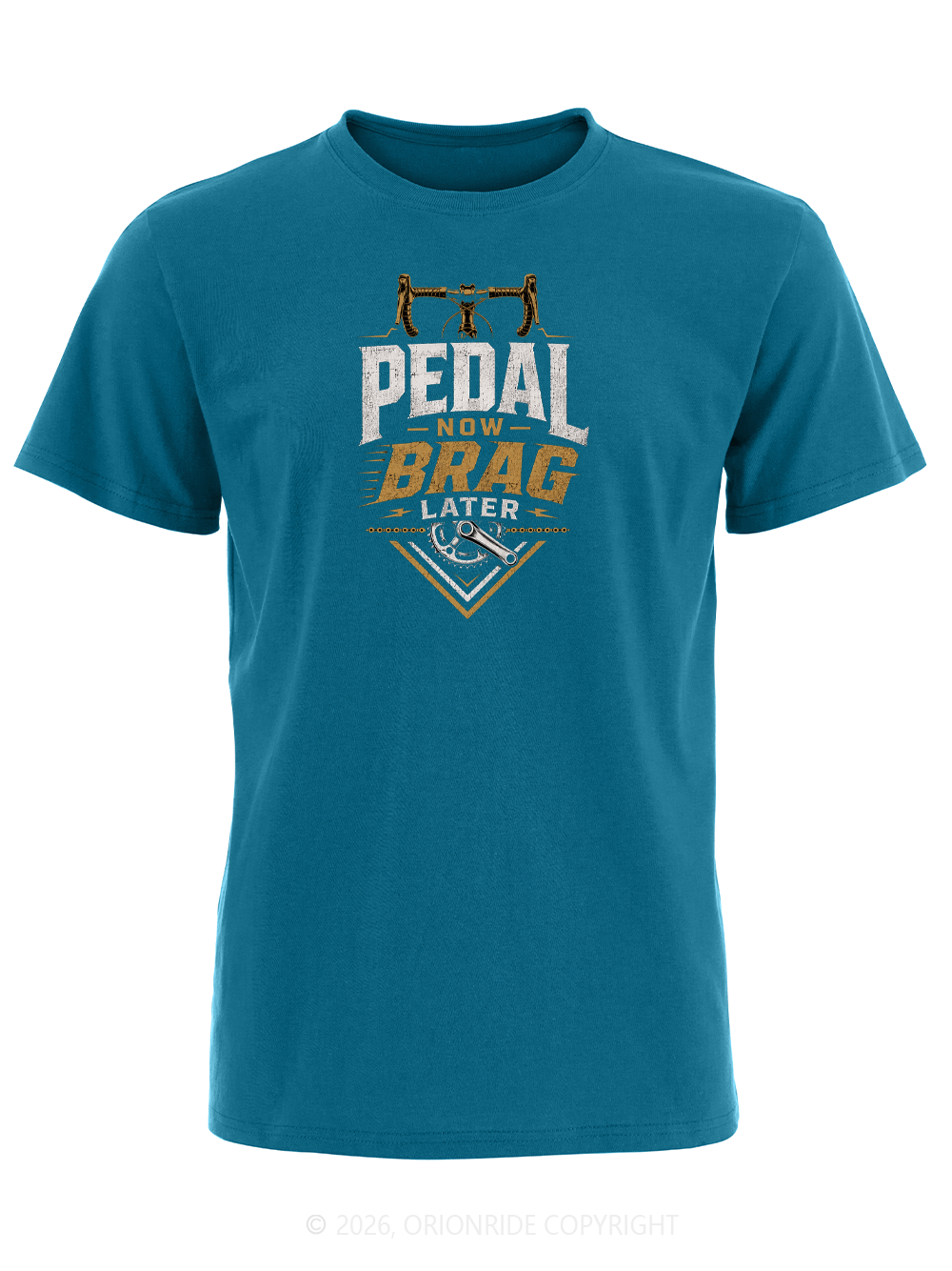 Orionride Pedal Then Pride Short Sleeves Bike T-Shirt