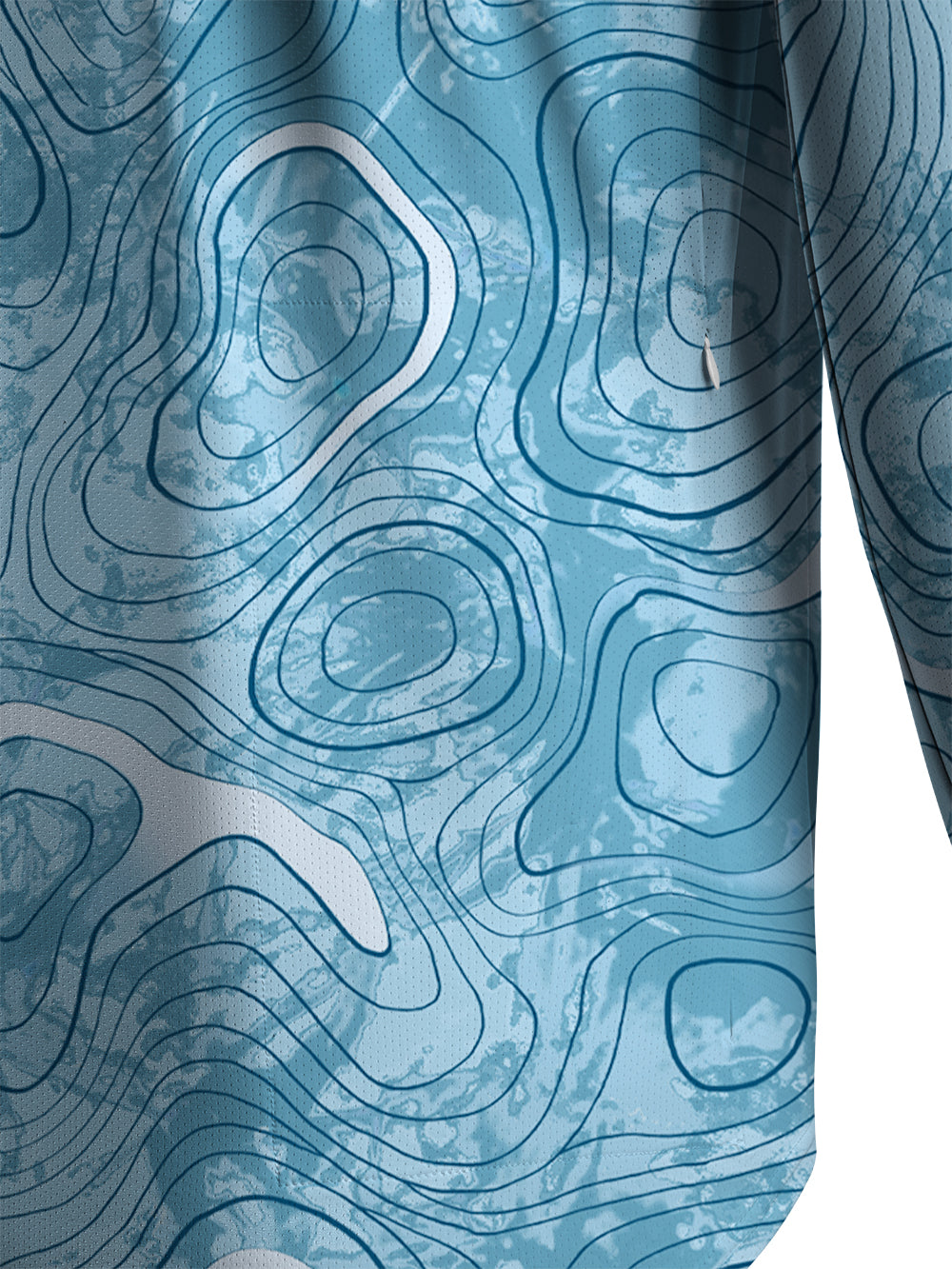 Orionride Mysterious Contours Men's Stretchy Breathable Long Sleeve Gravel Shirt