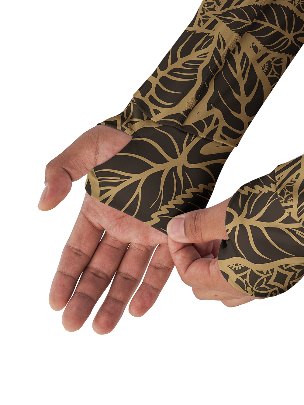 Orionride Taro Leaf Long Sleeve Cycling Hoodie Shirt
