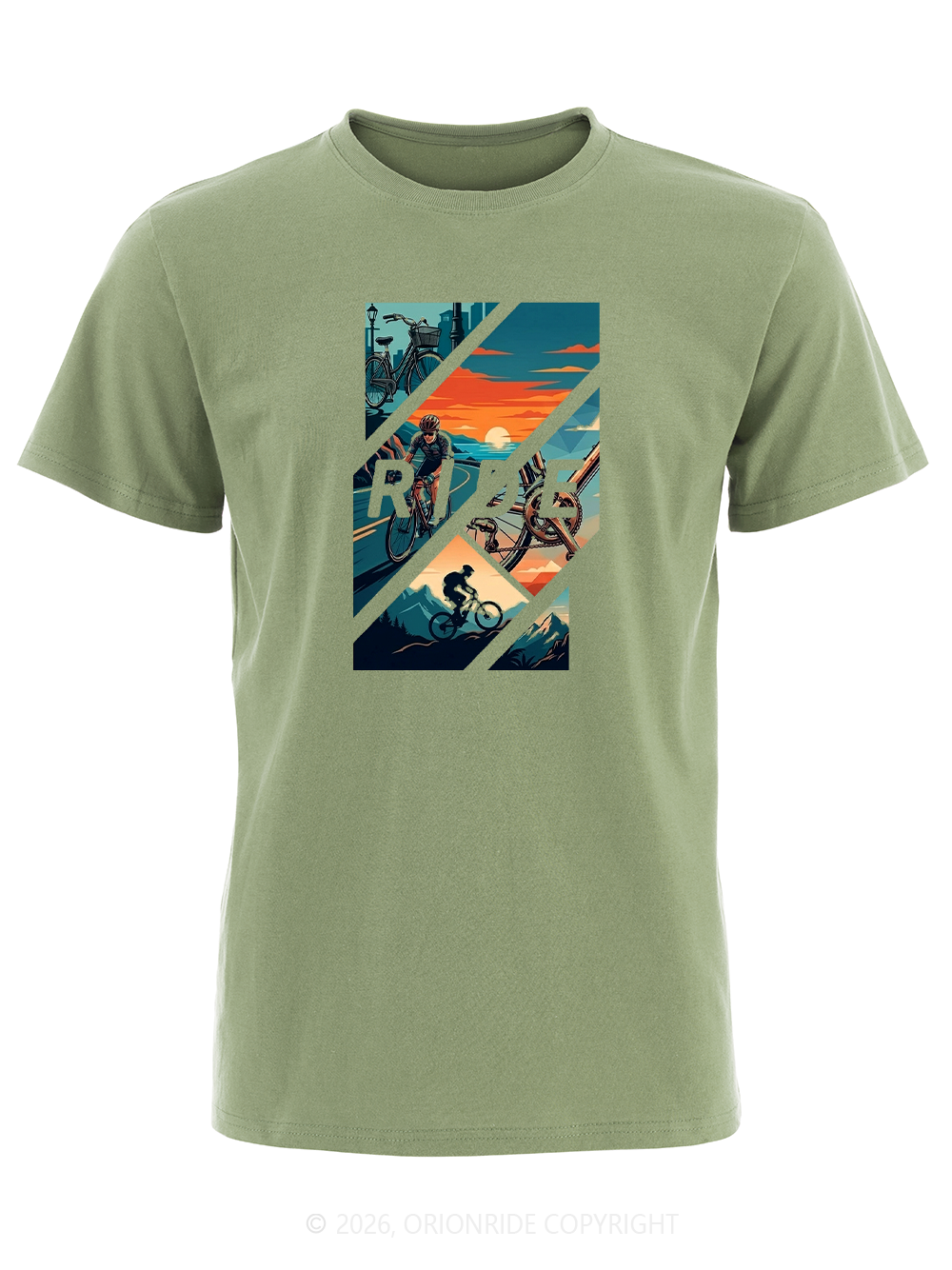 Orionride City Silhouette Short Sleeves Bike T-Shirt