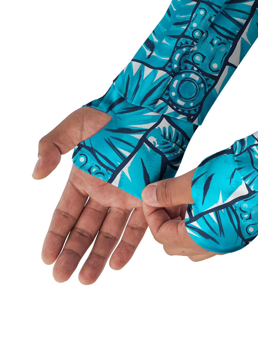 Orionride Ferns And Wheels Long Sleeve Cycling Hoodie Shirt