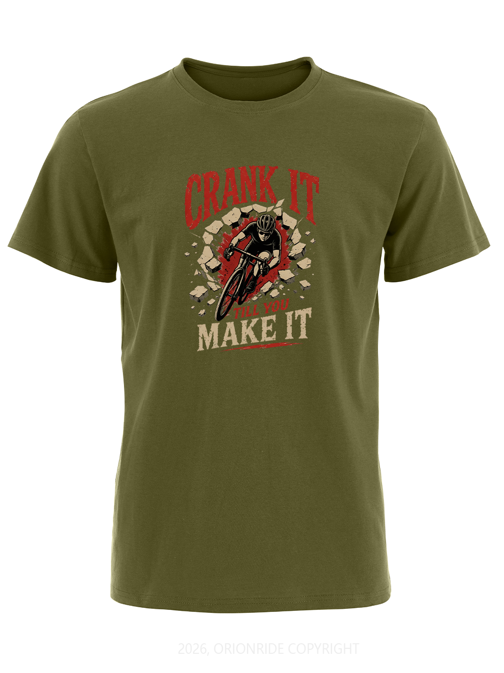 Orionride Crank It Short Sleeves Bike T-Shirt