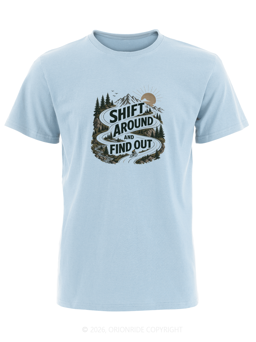 Orionride Curve Find Out Short Sleeves Bike T-Shirt