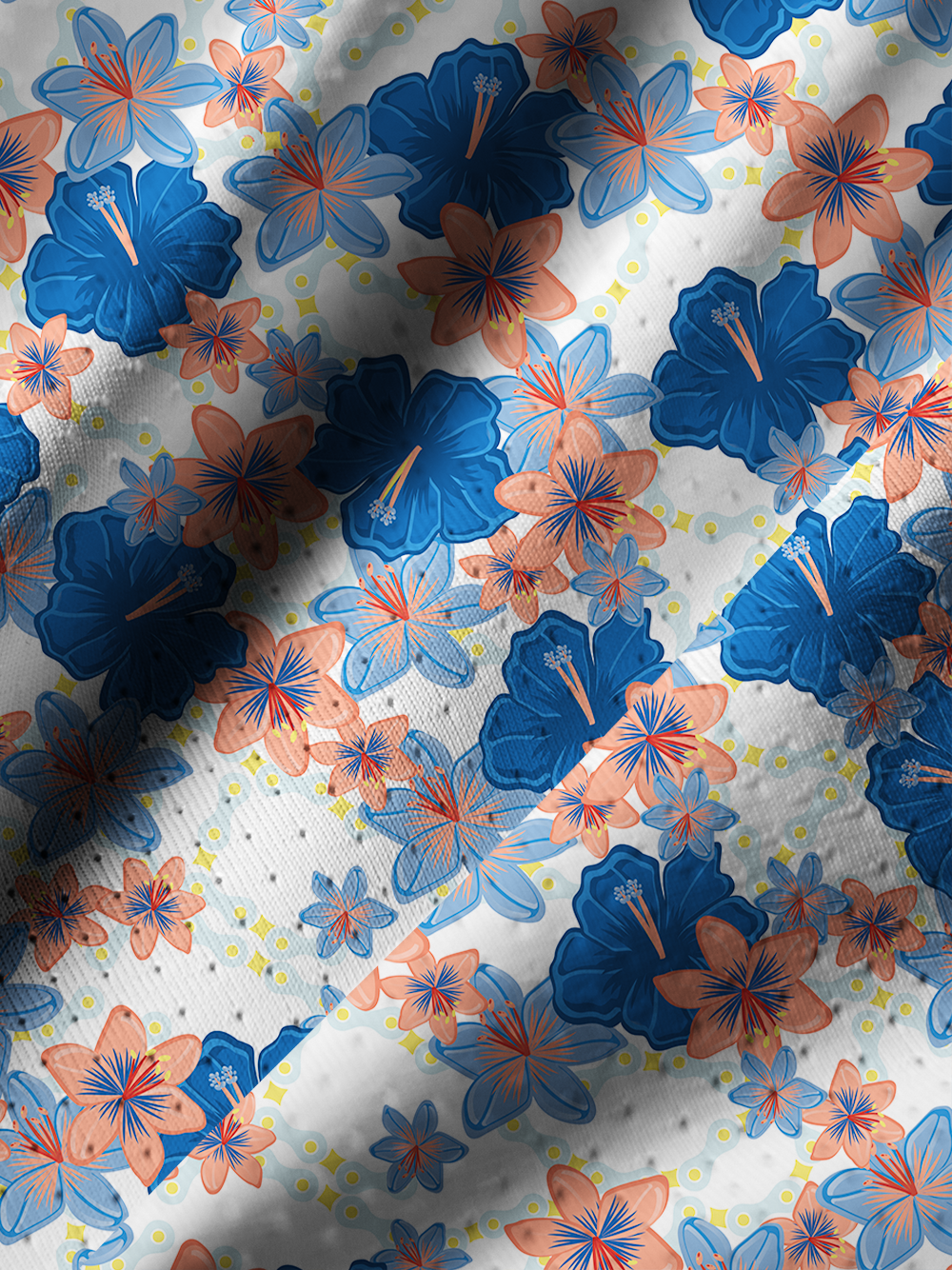 Orionride Hibiscus Chain Women's Breathable Short Sleeve T-shirt