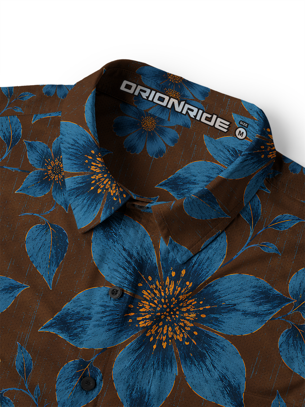 Orionride Shadow Botanica Men's Stretchy Breathable Long Sleeve Gravel Shirt