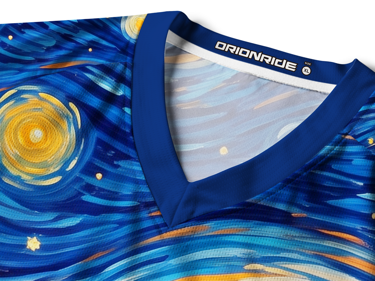 Orionride Swirling Celestial Pulse Long Sleeve Downhill Jersey