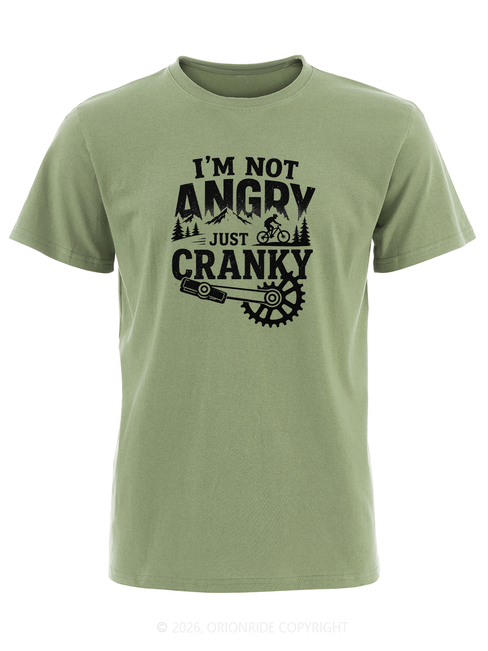 Orionride I'm Not Angry Short Sleeves Bike T-Shirt