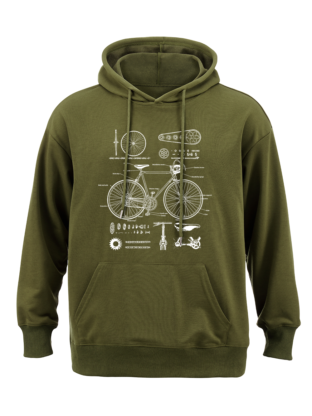 Orionride Bicycle Structure Classic Hoodie