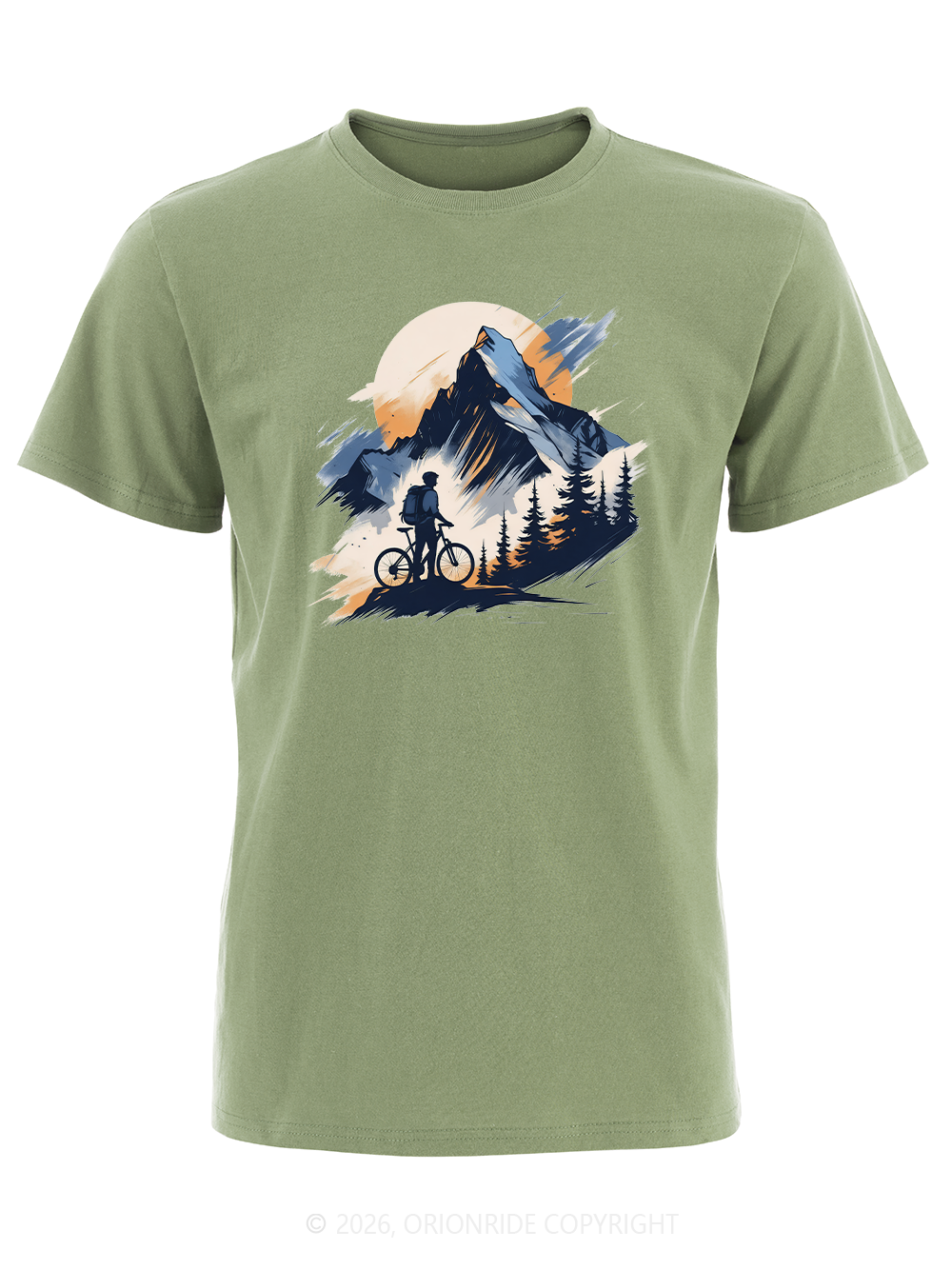 Orionride Snow Mountain Short Sleeves Bike T-Shirt