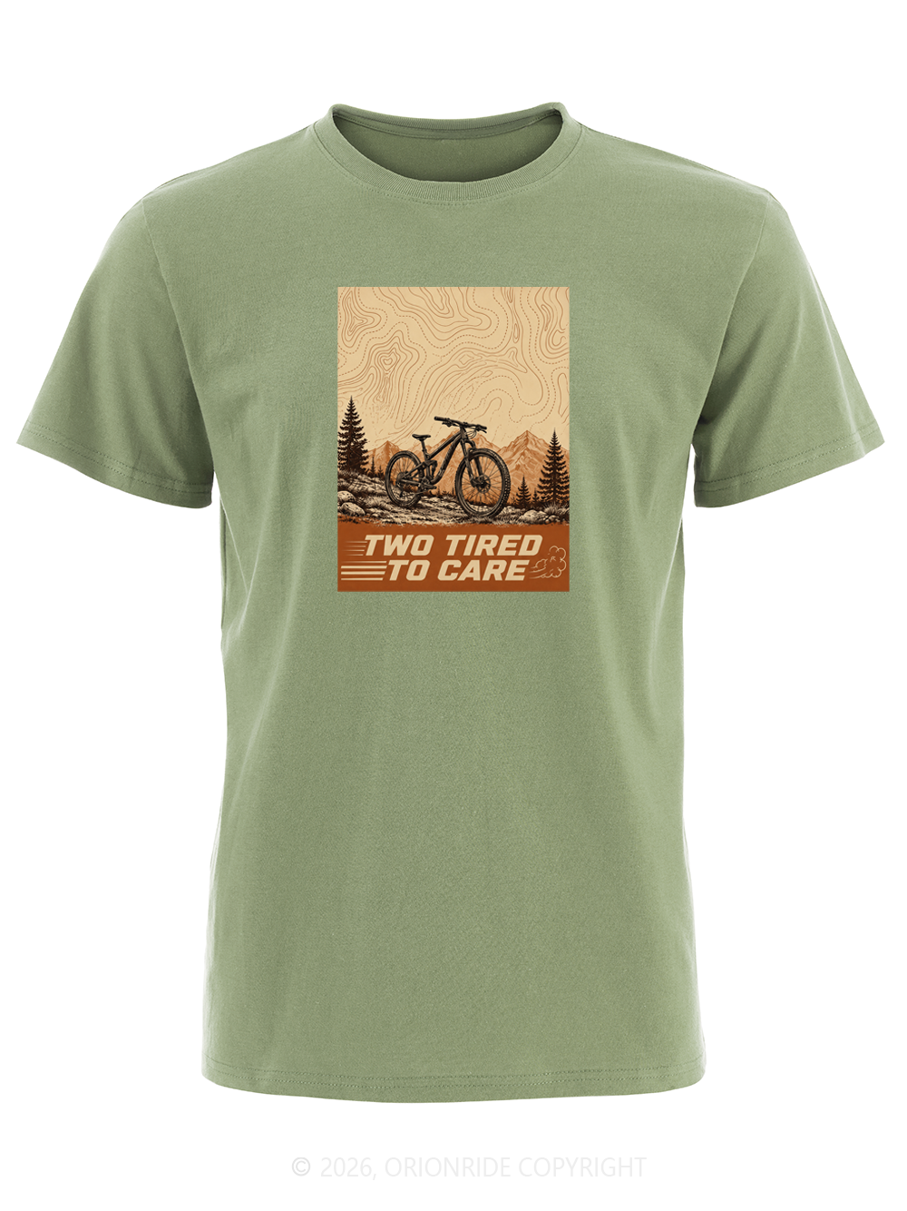 Orionride Topographic Reverie Short Sleeves Bike T-Shirt