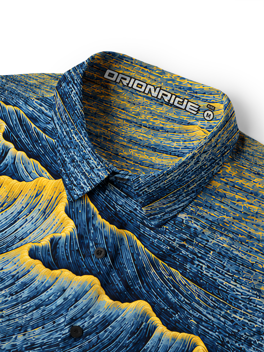 Orionride Tectonic Flow Men's Stretchy Breathable Long Sleeve Gravel Shirt