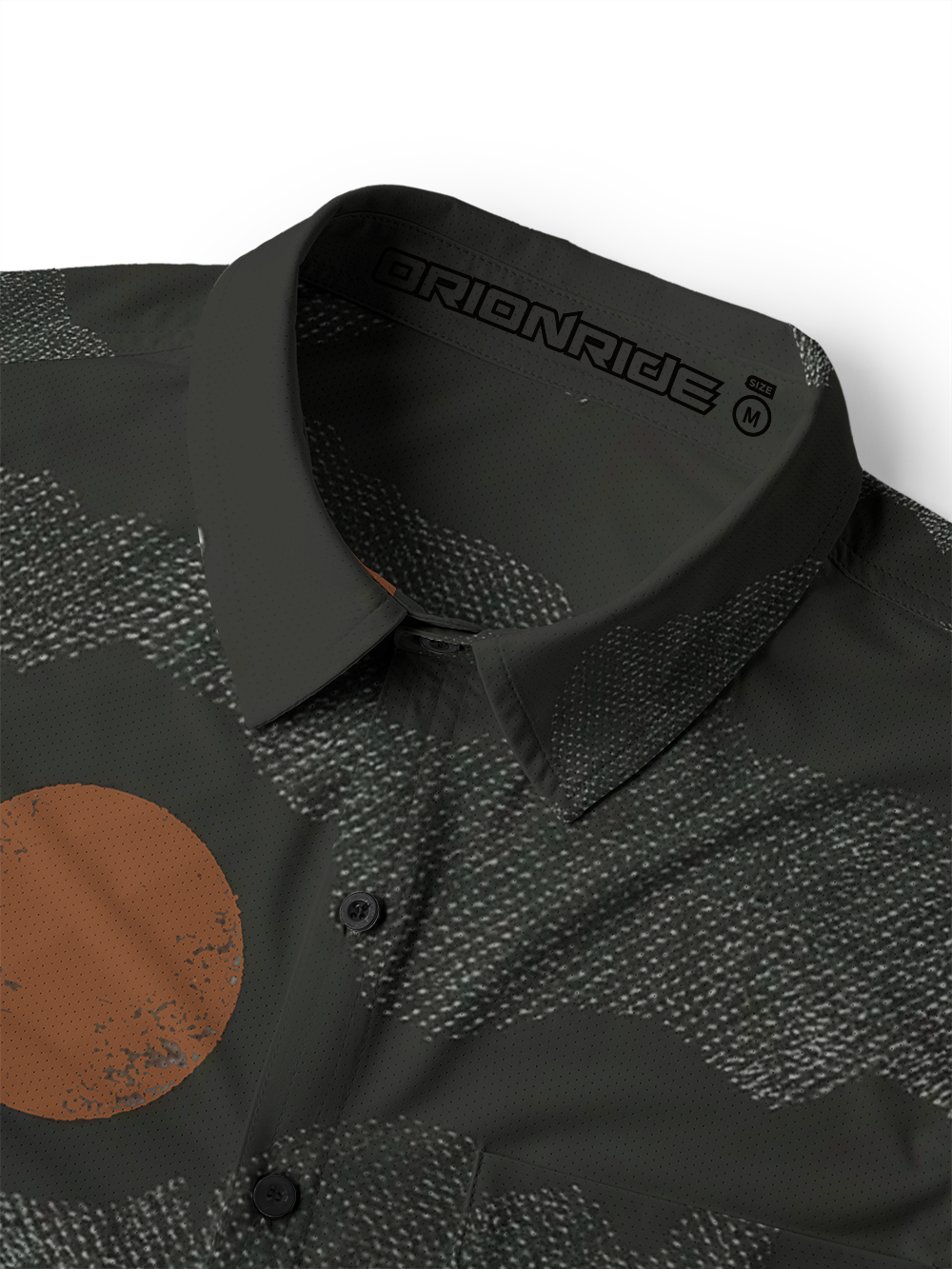 Orionride Under The Blazing Sun Men's Stretchy Breathable Long Sleeve Gravel Shirt